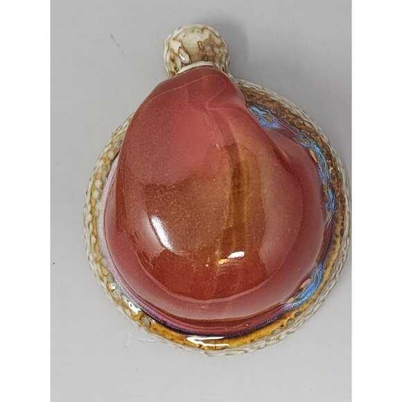 Kirkland's Potter's Garden Santa Glazed Ceramic Tealight Candle‎ Holder - Picture 7 of 11